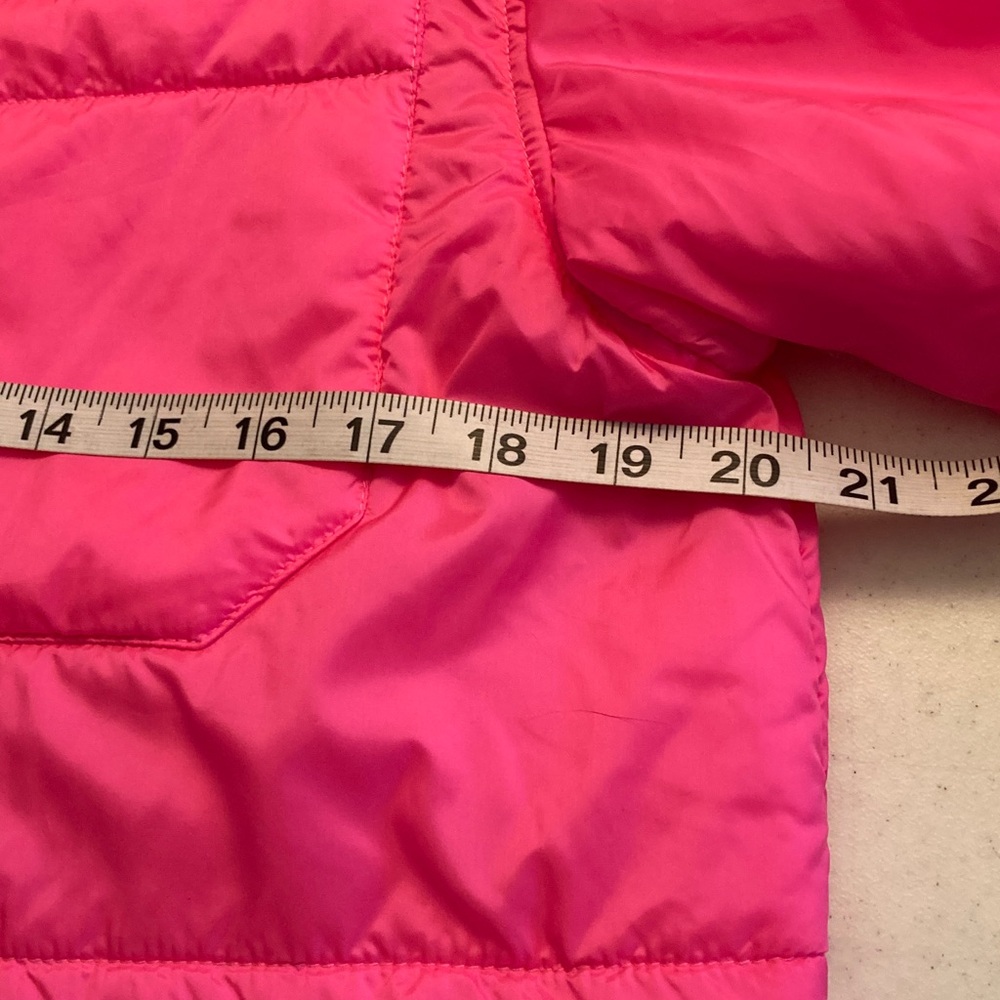 Zara Hot Pink Cropped Puffer Jacket - Picture 4 of 5